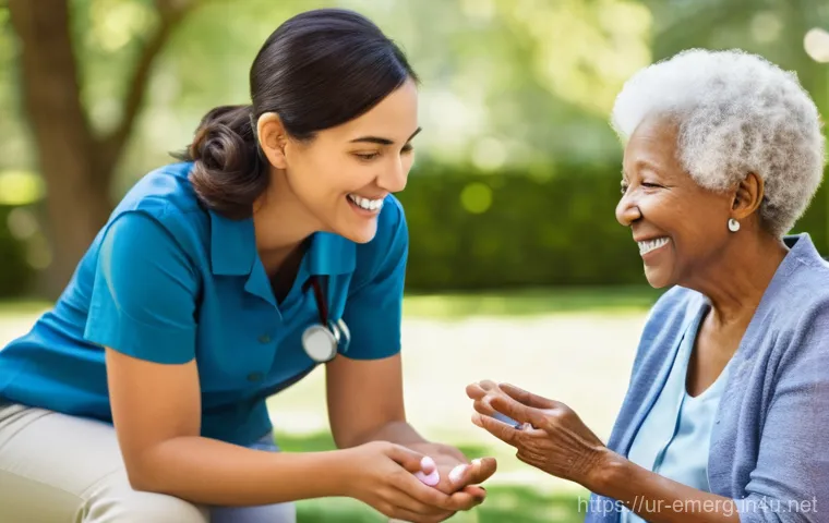 작업치료사의 학술 대회 발표 사례 - **Prompt:** "An innovative occupational therapy session featuring a compassionate female therapist, ... 작업치료사의 학술 대회 발표 사례 - **Prompt:** "An innovative occupational therapy session featuring a compassionate female therapist, ...