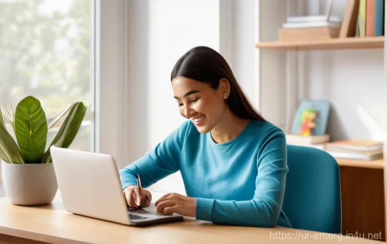 작업치료사의 졸업 후 진로 탐색 - **Prompt 1: Telehealth Occupational Therapy Session**
"A female occupational therapist in her mi...