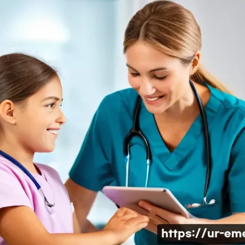 Home 32 작업치료사의 신입사원 멘토링 - A vibrant and detailed illustration of an experienced female occupational therapist (mentor), with k...