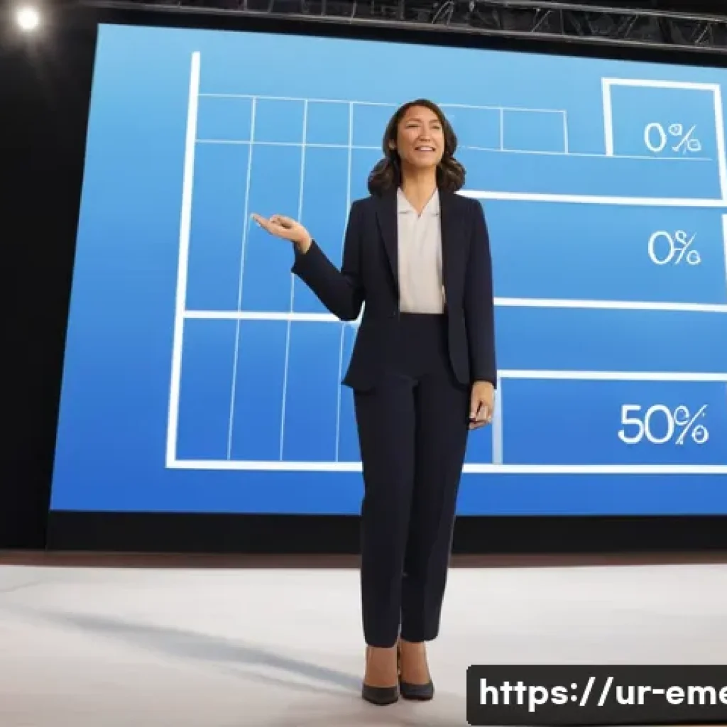 작업치료사의 학술 컨퍼런스 준비 - **Prompt:** A confident female professional in her early 30s, dressed in a sleek, modern business su...