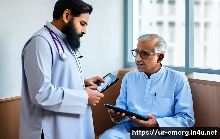 작업치료사의 치료 가이드라인 적용 - A detailed clinical scene inside a modern orthopedic therapy clinic in Pakistan, showing a compassio...