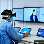 작업치료사와 관련된 정책 변화 - A modern hospital training session in Pakistan featuring diverse medical staff including doctors and...